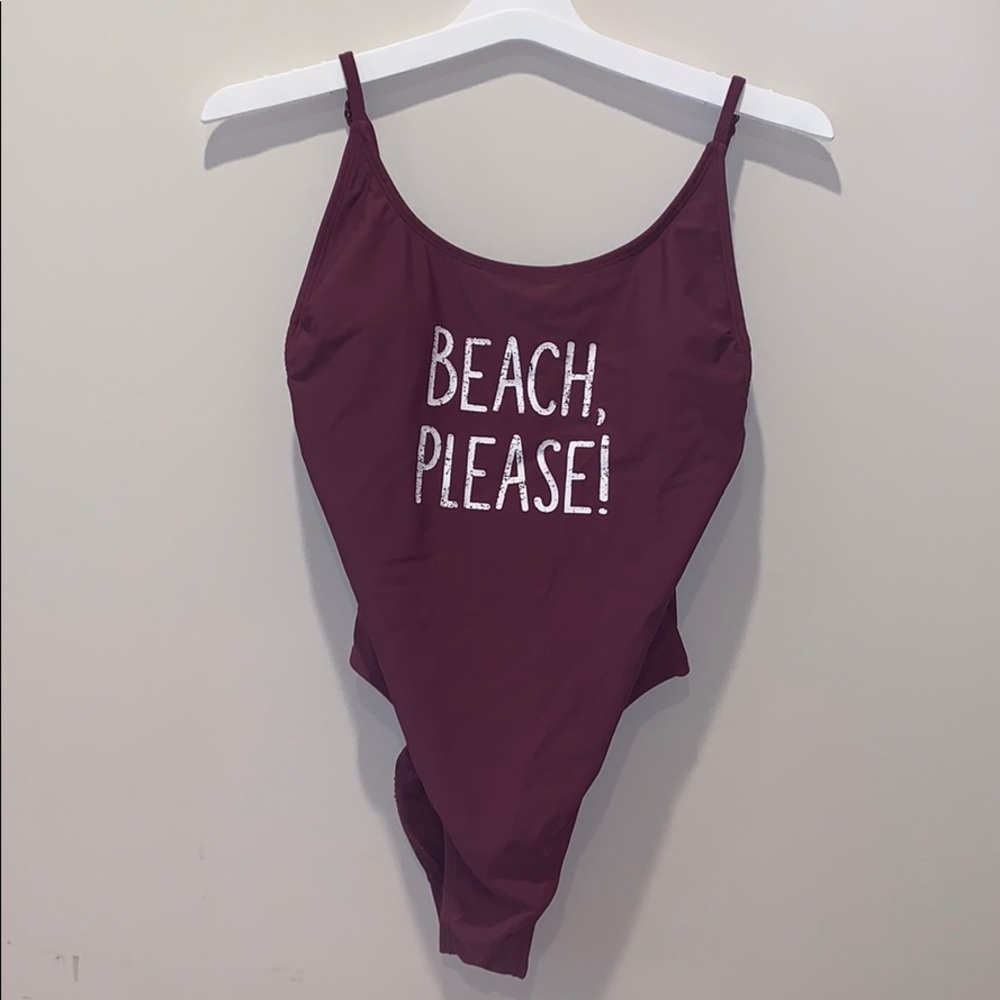 Adjustable strap one piece bikini